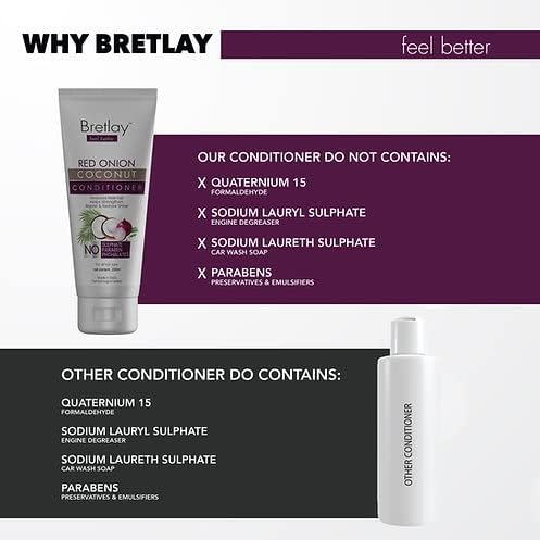 Red Onion Coconut Hair Conditioner | Reduces Hair Fall | Sulphate & Paraben Free for Dry, Frizzy Hair