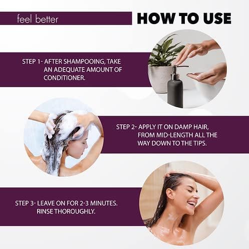 Red Onion Coconut Hair Conditioner | Reduces Hair Fall | Sulphate & Paraben Free for Dry, Frizzy Hair