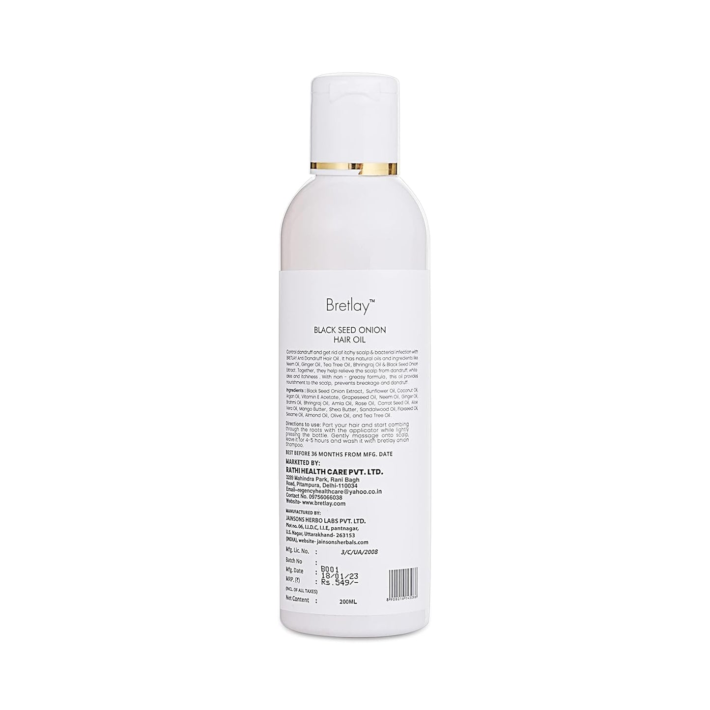 Combo of Black Seed Red Onion Hair Oil & Black Seed Hair Serum | Dandruff-Free, Frizz-Free, No Mineral Oil