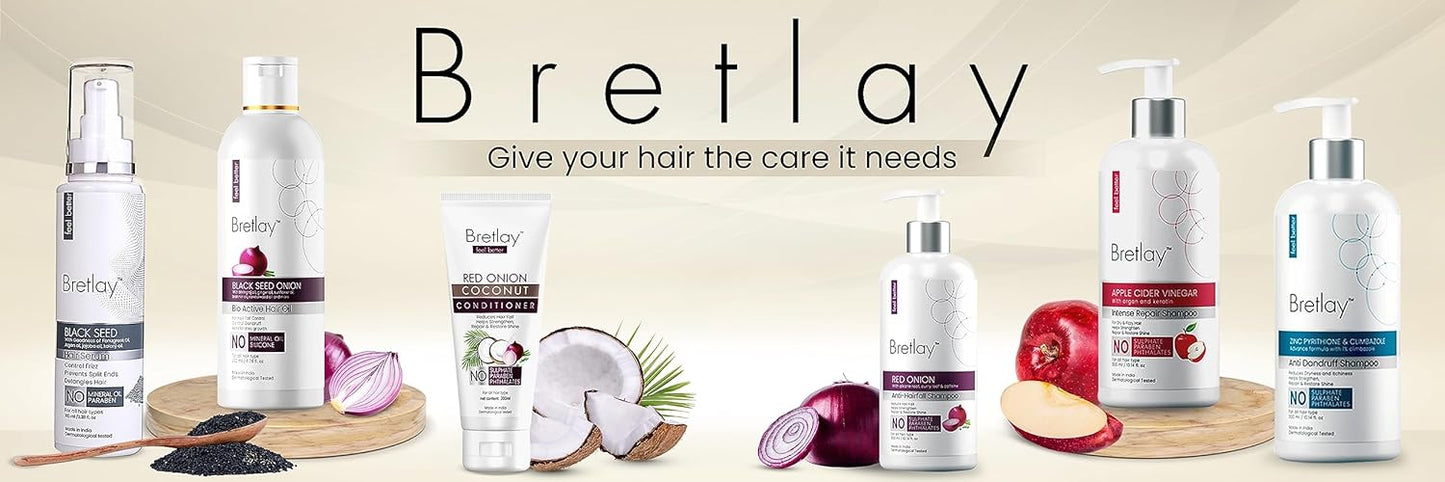 Red Onion Shampoo & Conditioner Combo with Hair Oil | Hair Fall & Regrowth | Anti-Dandruff | Reduces Hair Fall